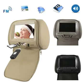 

7 Inch Car Seat Back Headrest Radio Monitor 800x480 Rear Seat Entertainment MP5 24005985 LESHP 1250 ABS Faux Leather