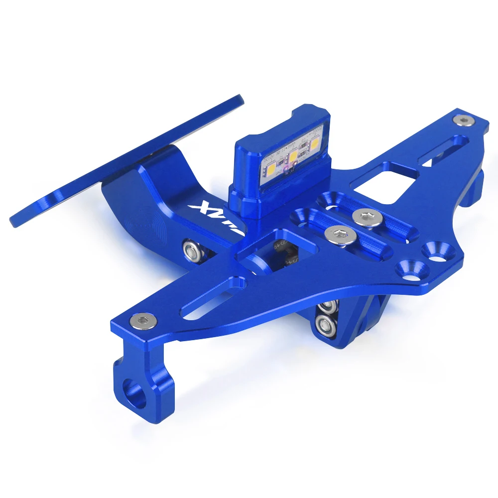 FOR YAMAHA TMAX 500 TMAX 530 TMAX 560 2001 2002 2003-2020 Motorcycle Adjustable Angle License Number Plate Frame Holder Bracket