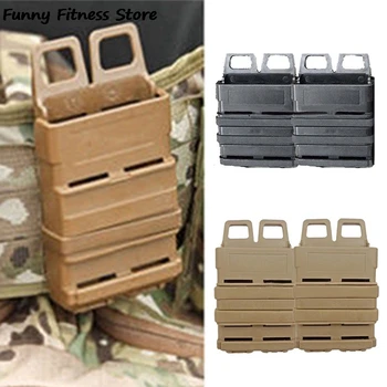 

2PCS Airsoft Military Molle Clip Pouch Military Army Shooting Paintball Outdoor Hunting Knife Magazine Bag Survival Waist Pack