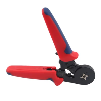 

Tubular Terminal Crimper 6-4 Electrical Crimping Plier Hand Tools Set Self-adjusting Crimping Plier Durable Hand Tool WXC8