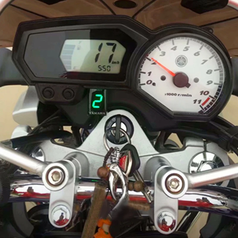 Мотоцикл ЭБУ 1-6 скорость шестерни индикатор передачи дисплей для Yamaha mt03 fzn150 mt01 Xv1900 Fzs600 мотоцикл