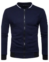 

2021 Men's Jacket Patchwork Active Fall Winter Basic Jackets Stand Collar Regular Coat Daily Long Sleeve Jacket Men Clothes
