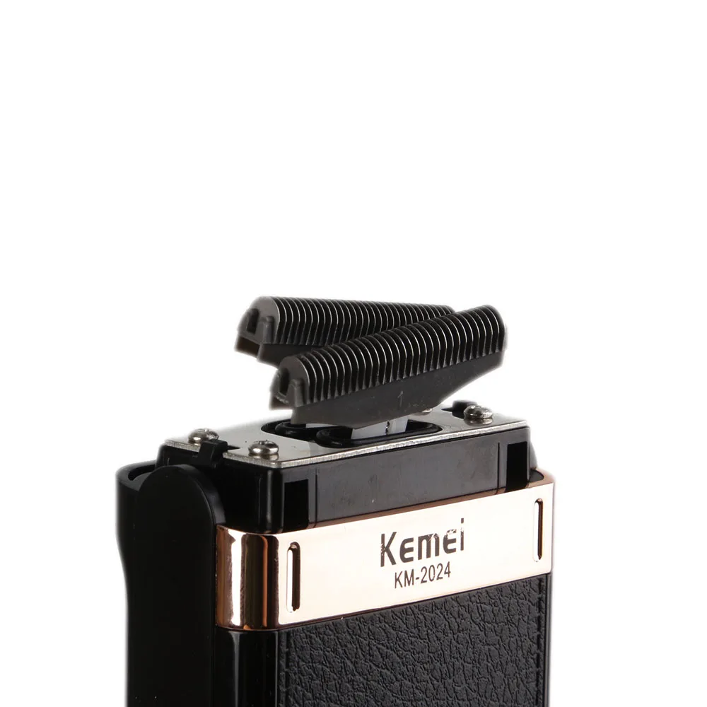 Kemei электробритва для мужчин с двойным лезвием, водонепроницаемая, USB, возвратно-поступательная, перезаряжаемая, Беспроводная Бритва, бритвенный станок, парикмахерский триммер