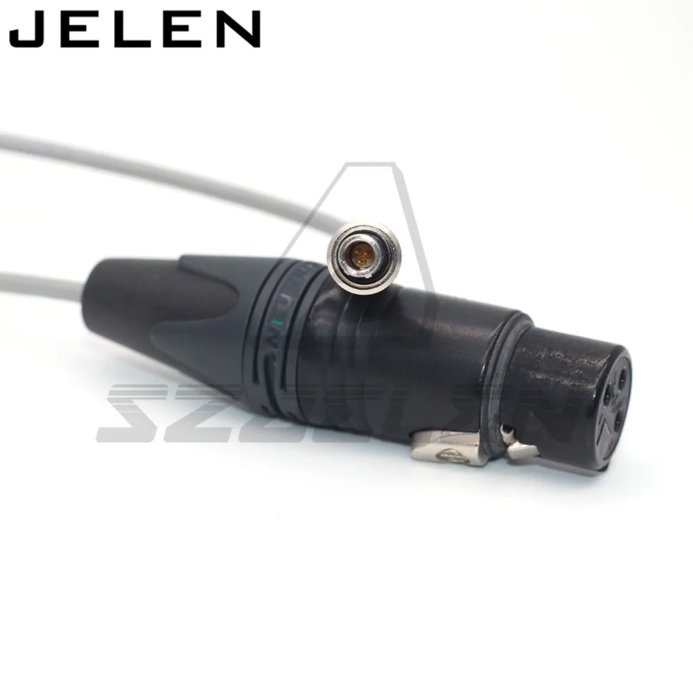 Conector FVB 00 3 3 Pin Plug Macho para XLR Cabo Fêmea Pin