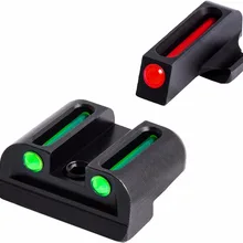 Красный зеленый волокно Прицельная инструмент с Алюминий сплава подходят 8 спереди/#8 заднего вида для P320 тактический фонарь для охоты