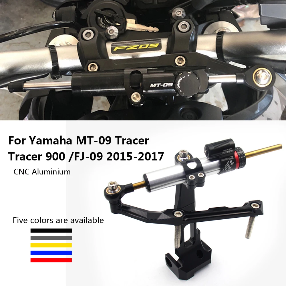 MT 09 TRACER мотоцикла с ЧПУ рулевого управления стабилизации демпфер кронштейн для Yamaha MT-09 MT 09 MT09 Tracer 900 FJ-09