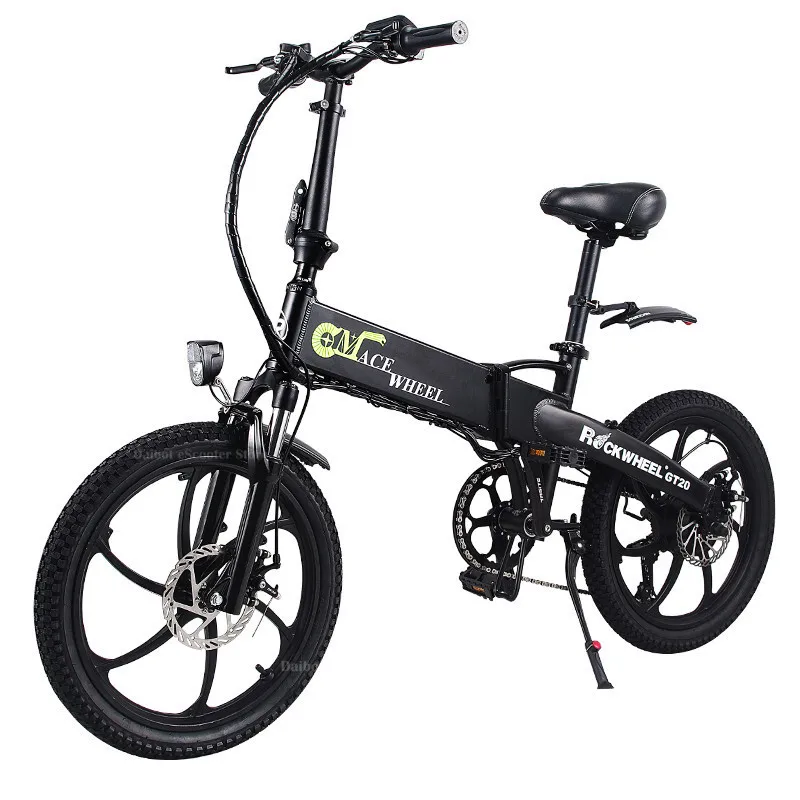 20 дюймов электрический велосипед складной два колеса электрические велосипеды 7.8AH 48V 350W взрослых Электрический скутер, минус 30 км/ч