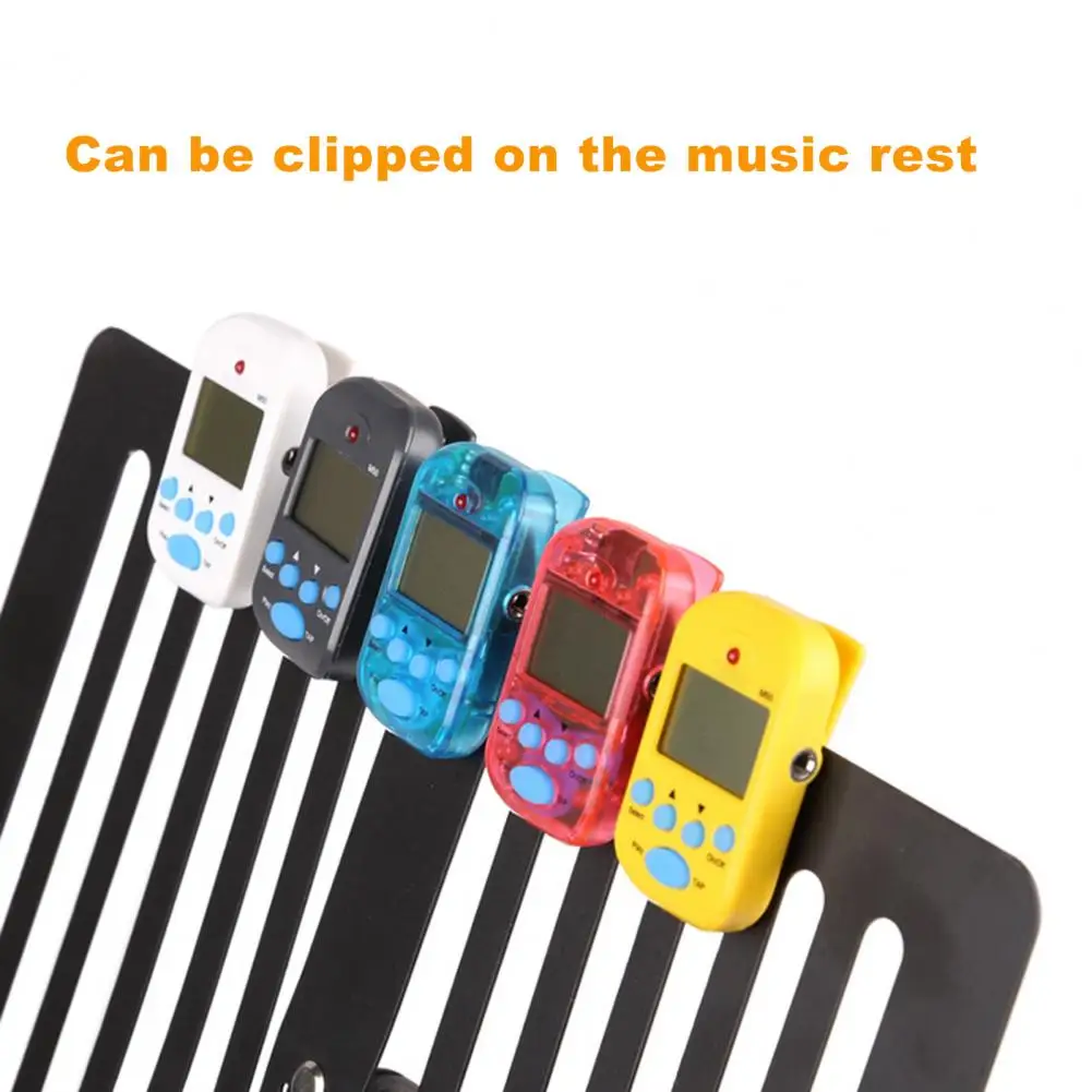 M50 Mini Electronic Metronome LCD Digital Plastic Professional Electric Guitar Piano Metronome Musical Instrument Accessories