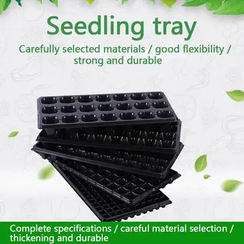 

1Pcs Seedling Tray Plastic Nursery Pots Cell Seed Starter Propagation Planting Seedlings Germination plate