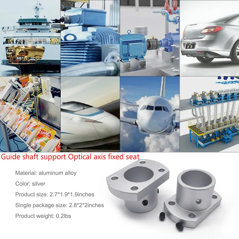 

New Guide Shaft Support Optical Axis Fixed Seat Trimming for Industrial Automation Compressors Bearing Power Transmission Parts