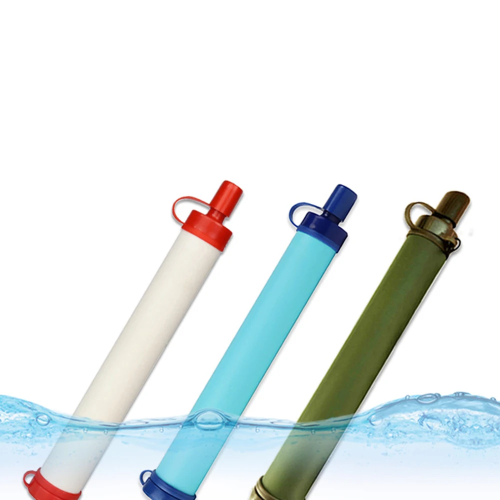 

Portable Water Filter Emergency Life Survival Travelling Camping Hiking Straw Gear Safety Survival Outdoor Wild Drinking