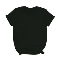 T-shirt manches courtes col rond femme, estival et flambant neuf, à la mode, vente en gros 2