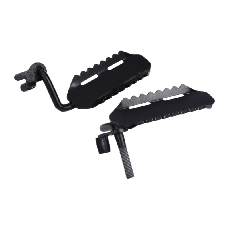 

1 Pair of Door External Foot Pedal Rest Pedal Zigzag Pattern Foot Rack Grid Riser for Jeep Wrangler JK 2007-2017