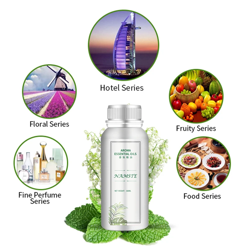 

Floral and Fruity Series Essential Oil Perfume 100ml 500ml Bottle Special for Scent Fragrance Machine suitable for Office Club