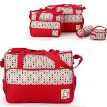 Cheap 4pcs set Diaper bag Large Capacity Nappy Handbag Multifunction baby bag Mommy Maternity Travel Bag with Stroller Straps Cheap 4pcs set Diaper bag Large Capacity Nappy Handbag Multifunction baby bag Mommy Maternity Travel Bag with Stroller Straps