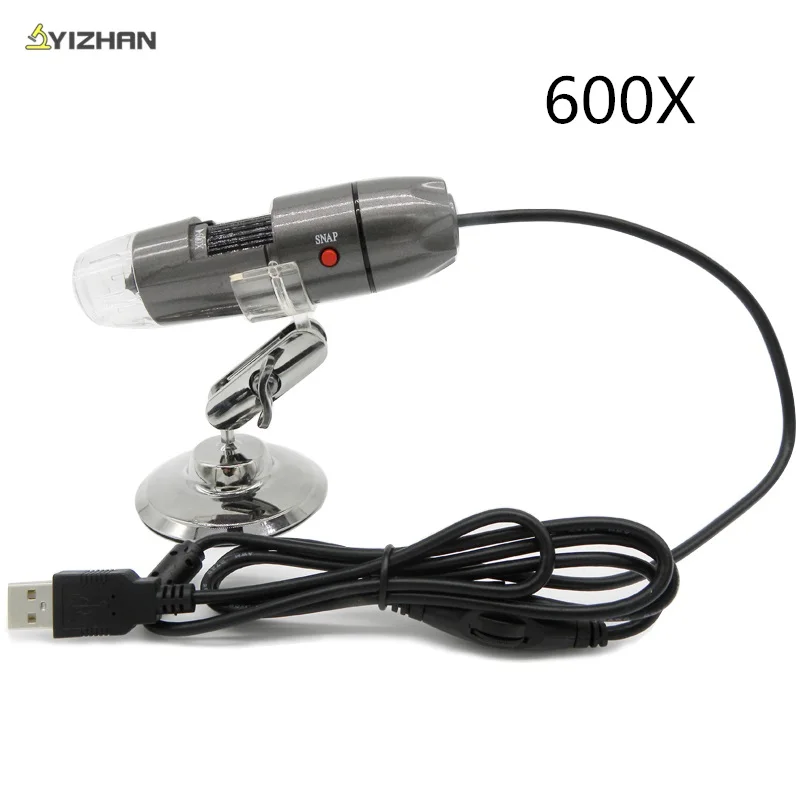 

digital microscope 8 LED Digital Microscope USB Endoscope Camera Microscopio Magnifier Electronic Stereo Tweezers Magnification