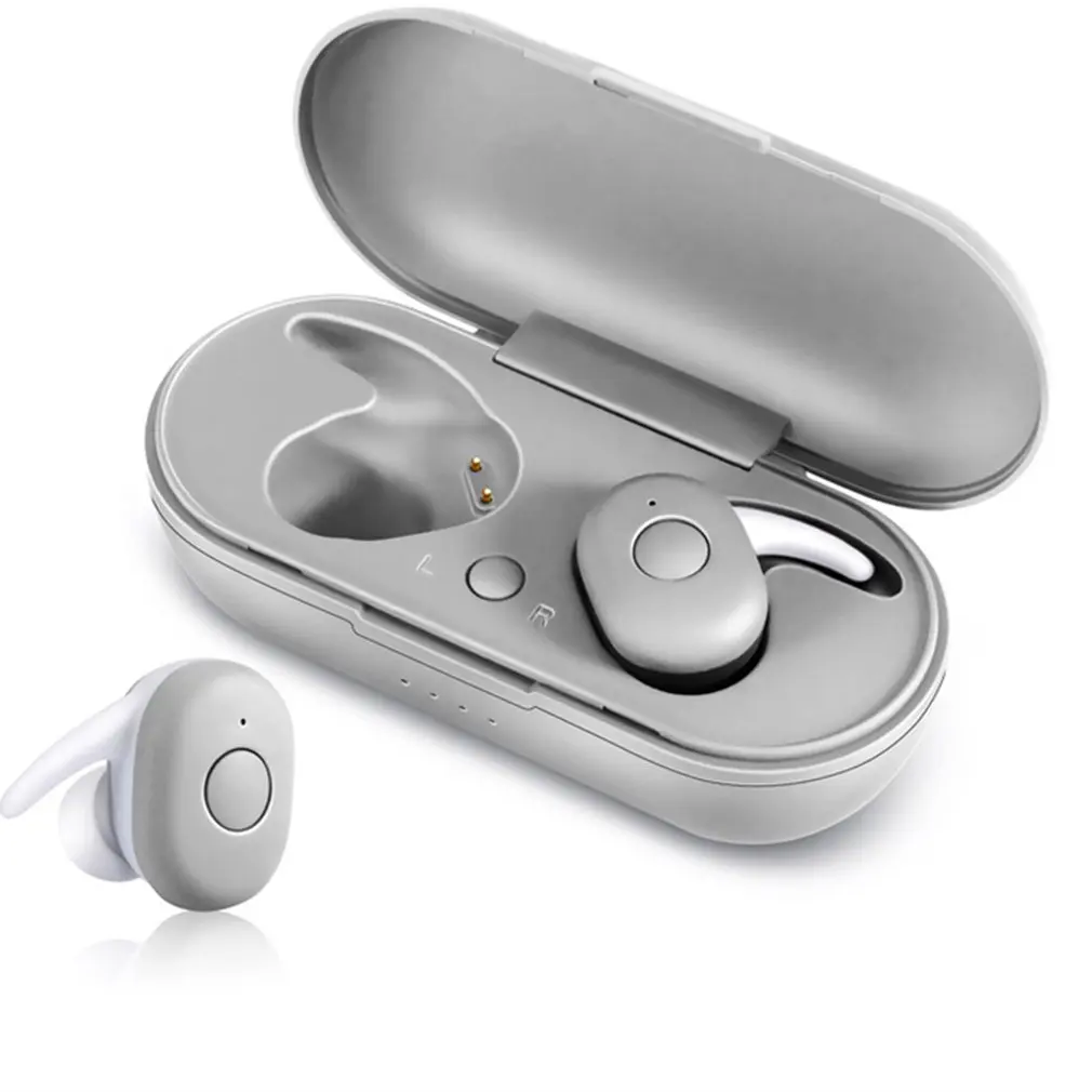 DT-1 Мини Bluetooth наушники V5.0 настоящие беспроводные наушники стерео водонепроницаемые спортивные Беспроводные наушники с микрофоном зарядная коробка