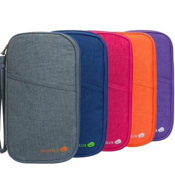 

Ms. Men's Multi-Function Travel Passport Package Passport Holder Card Pack ID File Multi-Card Storage Bag Clutch