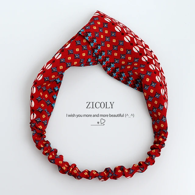 New Women Fashion Hair bands Cross Knot Elastic Hair Band Korean face wash hair band girl small fresh HairBands Hair Accessories style-39