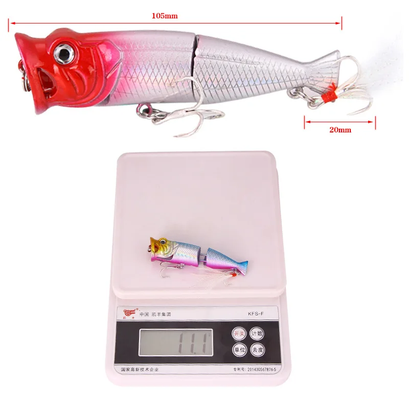 GHOTDA Floating Minnow Lure Professional Wobbler 95mm 8.5g Dive