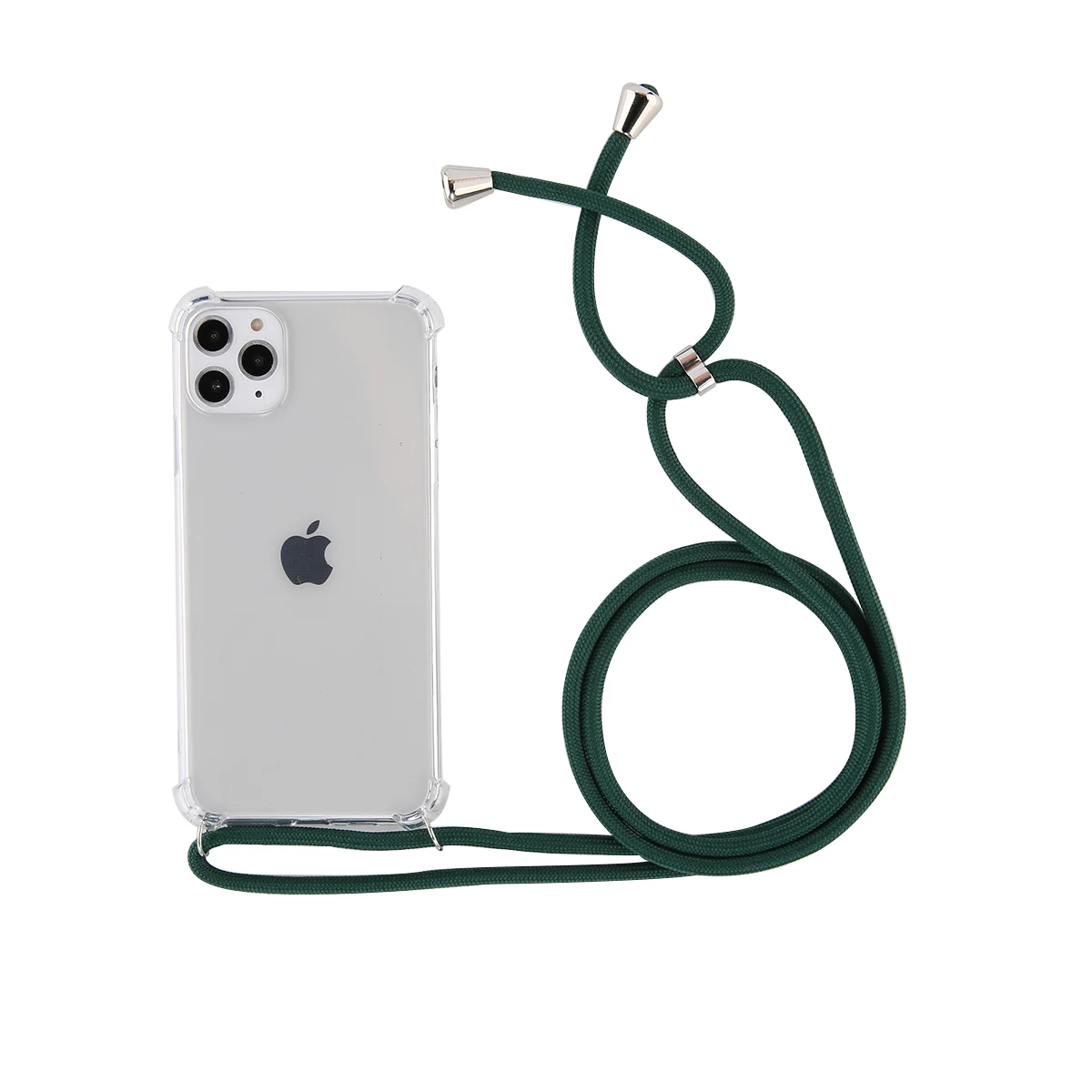 G Moskado ремешок шнур цепь Прозрачный чехол для телефона для iPhone 11 Pro X XR XS Max 7 8 6 6s Plus 5 5S SE переноска ожерелье ремешок задняя крышка - Цвет: G