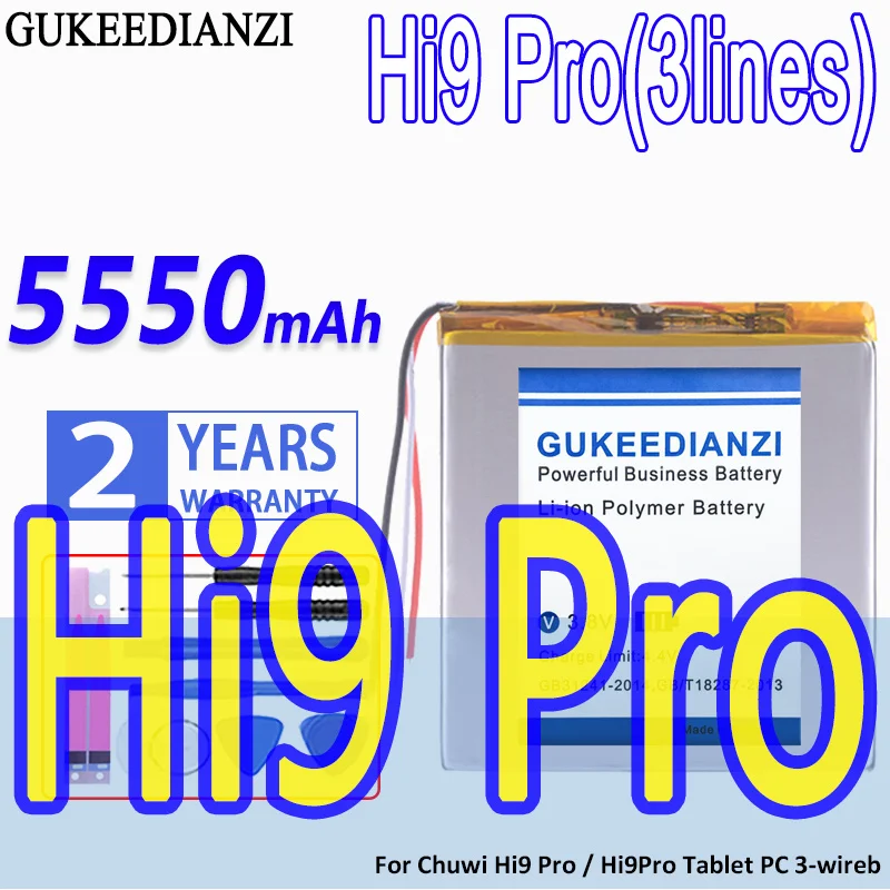 Высокопроизводительная магнитола Hi9 Pro(3 линии) 5550 мАч для планшетного ПК Chuwi Pro /