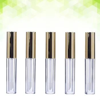 

10pcs Labial Glair Tubes 10ml Lip Glaze Bottle Circular Tubes Lip Gloss Container Empty Lip Gloss Tube for Students Women