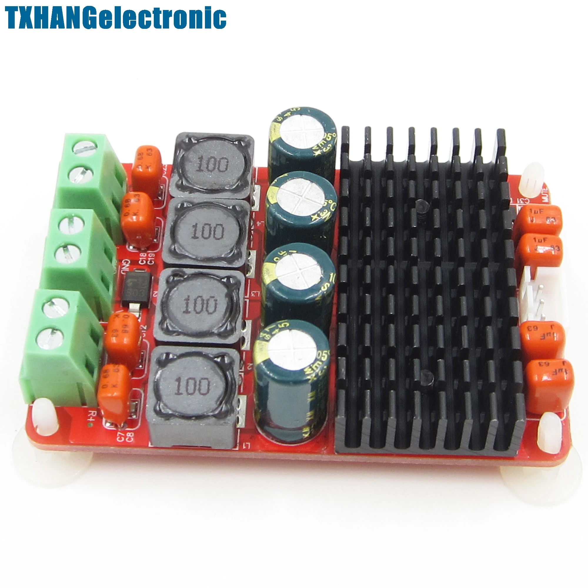 DC 12V 24V TPA3116 Dual Channel Stereo 50WX2 BTL Mono 100W Audio Amplifier Board diy electronics | Электронные компоненты и