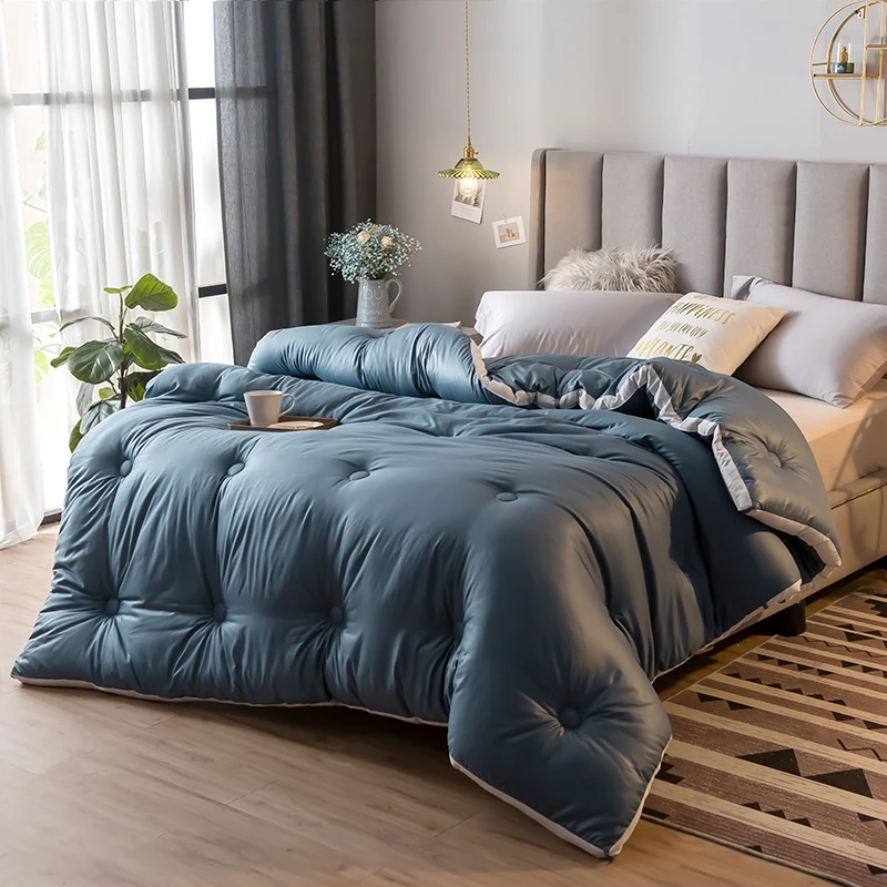 

CF High Quality Comfortable Luxury Thicken Winter Warm Quilt Quality Stitching Blanket Home Textile Bedding Comforters Duvets