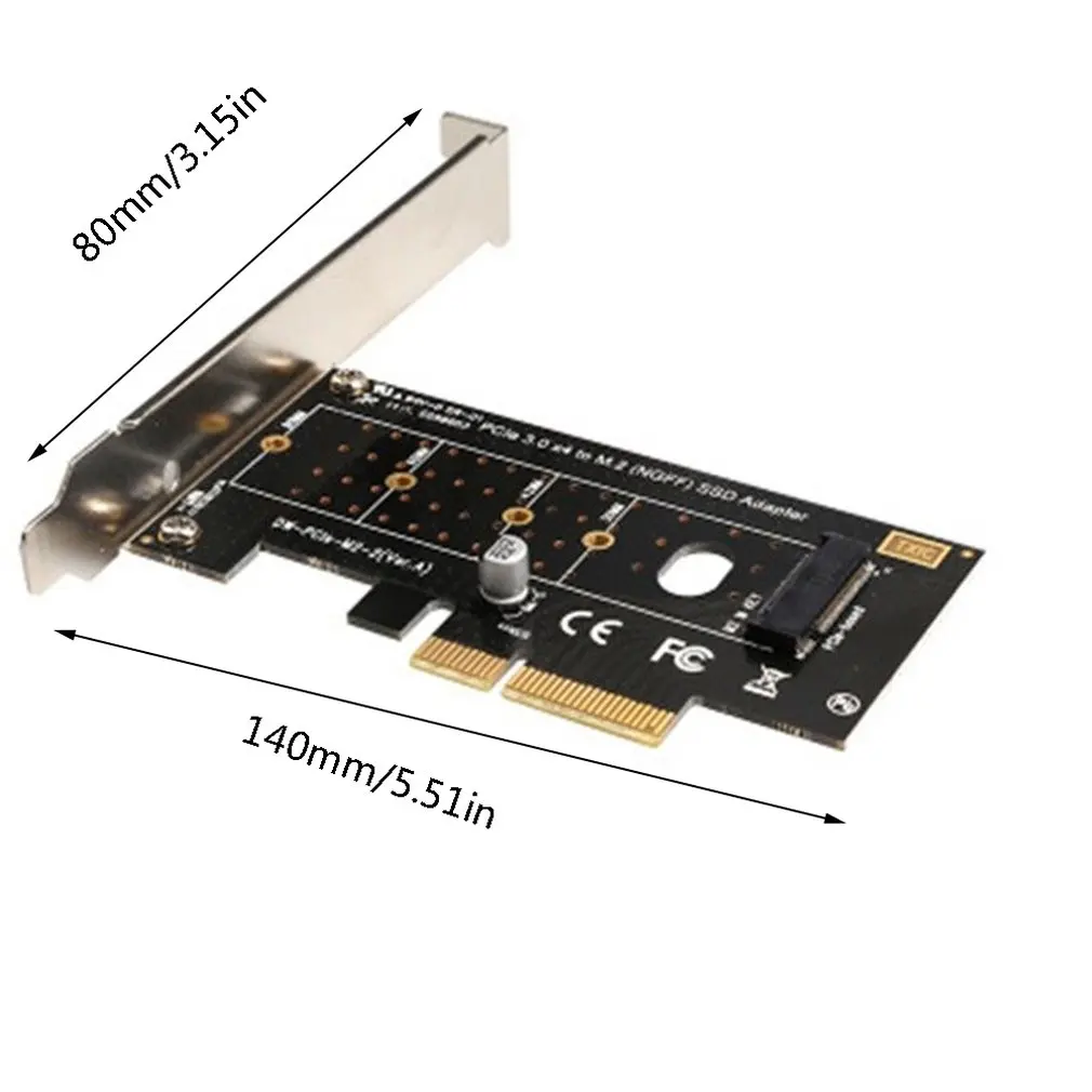 M.2 NVMe SSD NGFF к PCIE 3,0X4 адаптер M ключ интерфейсная карта полная скорость 6 Гбит/с адаптер