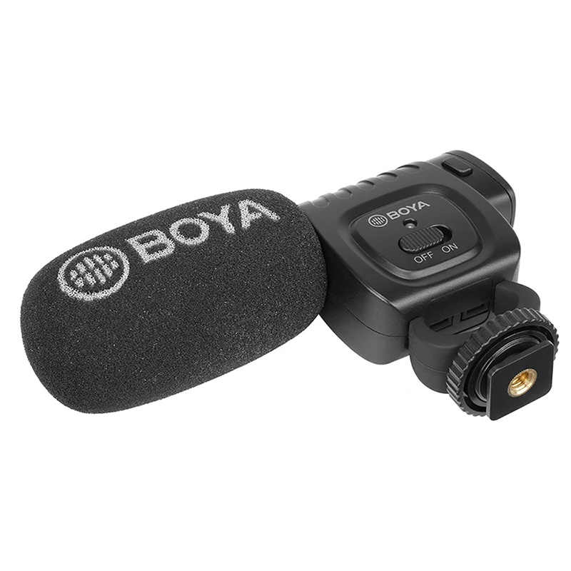 BOYA BY-BM3011 на камеру Запись микрофон для Canon sony Nikon DSLR камера смартфон 3,5 мм разъем холодной обуви Youtobe Vlog Mic