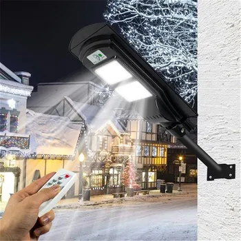 

250W 150LED Solar Outdoor Street Lamp 28000LM Optically Controlled Radar External Sensor with Remote Control 5cm Caliber Minim