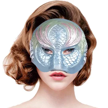 

Halloween New Mask Cosplay Bar Dance Party Props Mermaid Mask Halloween Mask