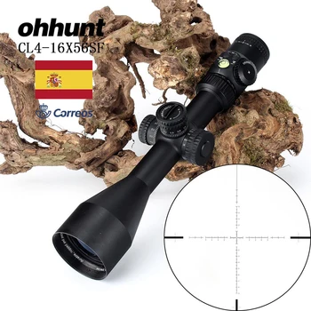 

Hunting ohhunt CL 4-16X56 SF Optics Riflescopes Glass Etched Reticle Side Parallax Turrets Lock Reset Scope with Bubble Level