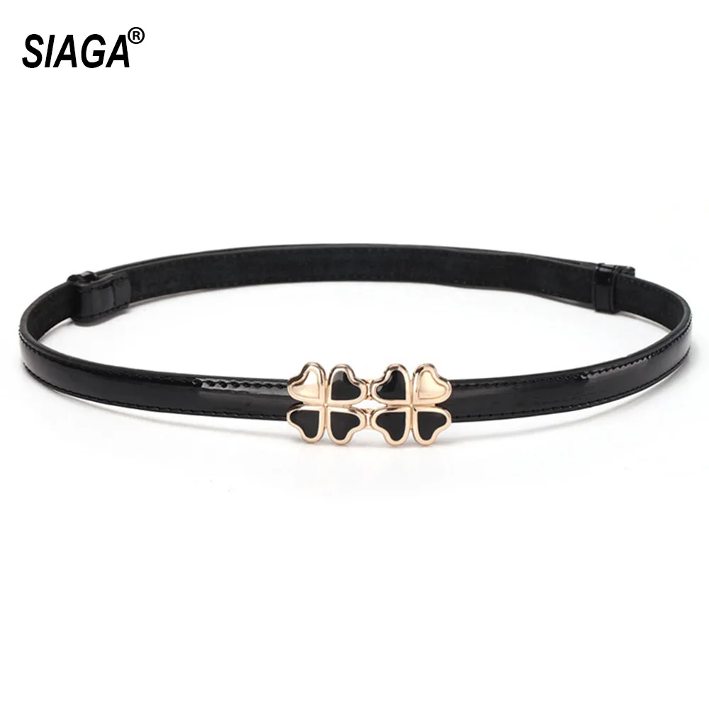 Ladies Fashion Painted Leather Belt Female Style Bright Face Skirt Decorative Real Genuine Belt for Women Girls FCO194