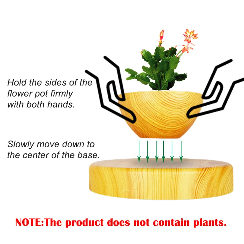 Магнитная левитация бонсай горшок плавающий воздух дерево сад цветочный