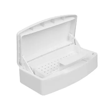 

Nail Tool Plastic Disinfection Box Tray Alcohol Cleaning Container for Nipper Clipper Cutter Manicure Tools Nail Art Equipment