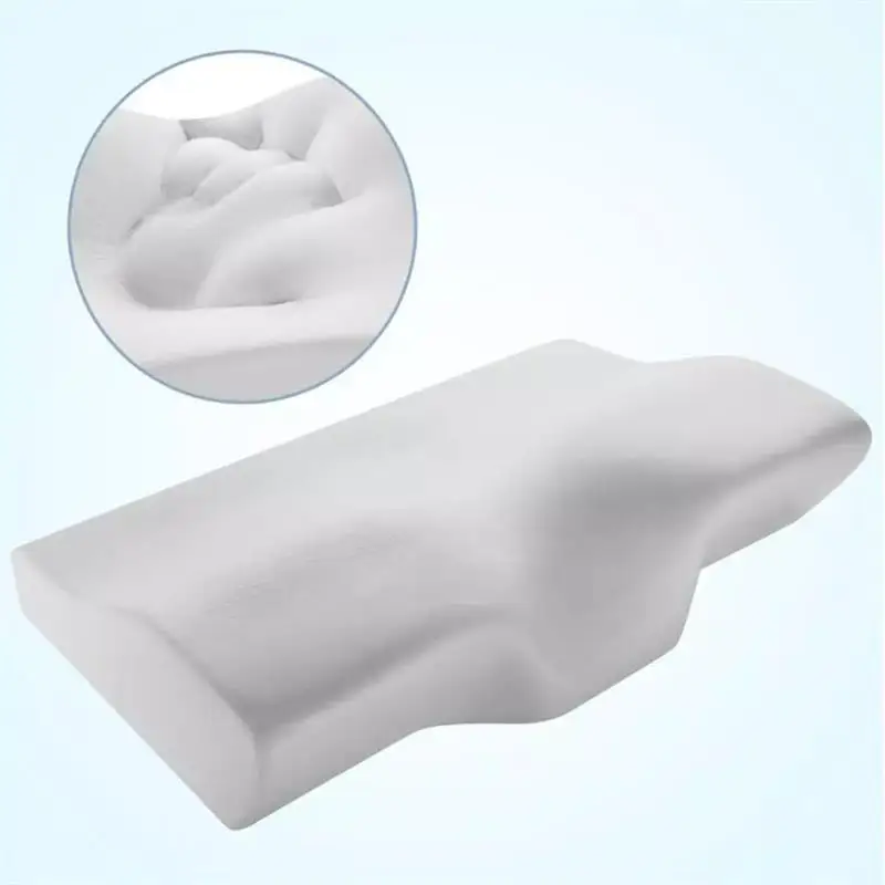 Neck protection Slow Rebound Memory Foam Butterfly Shaped Pillow Health Cervical Neck size in 50*30CM Memory Foam Bedding Pillow