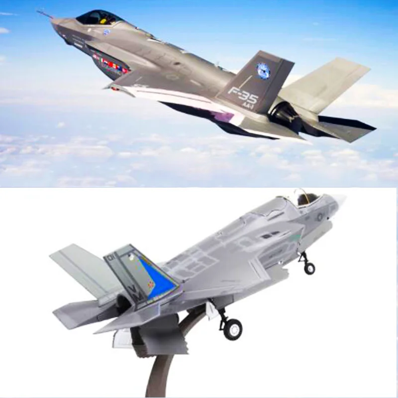 

1/72 Scale American U.S. Navy Army F35 Fighter Model Aircraft Art Airplane Toys Adult Children Gift for Display Show Collection