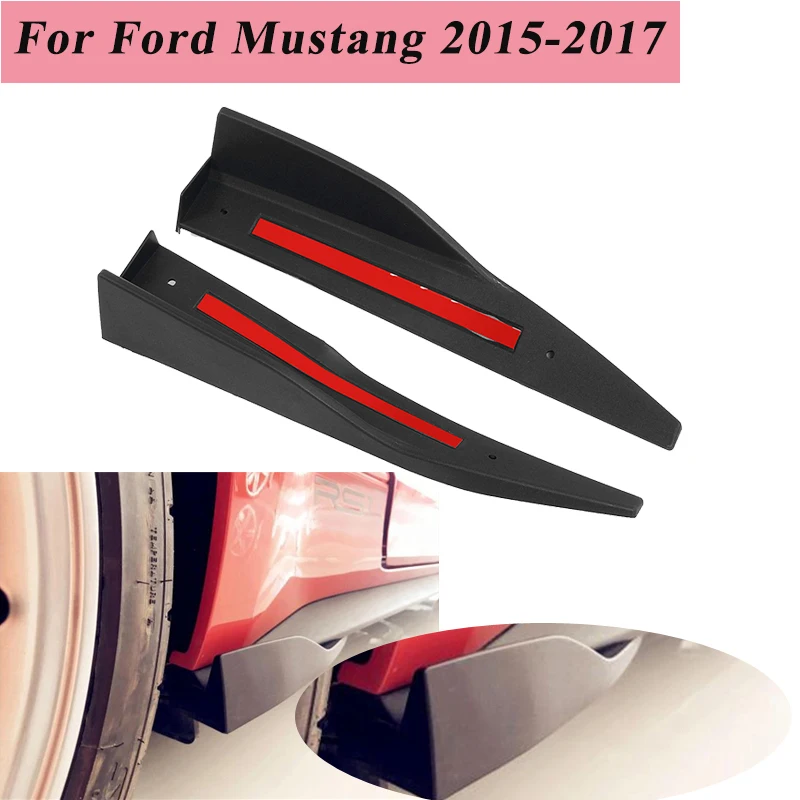 36cm Universal Car Body Side Skirts Extension Rocker Splitters Diffuser Winglet Bumper For Ford Mustang 2015 2016 2017 | Автомобили и
