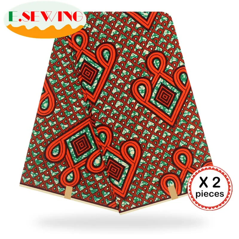 Африканская восковая ткань с принтом Анкара для шитья Анкара африканская ткань 12 ярдов нигерийская хлопковая ткань Гана для платья 81058