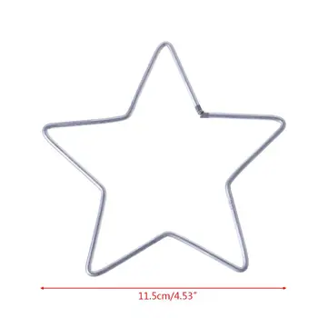 

Star Metal Dream Catcher Dreamcatcher Ring Macrame Craft Hoop DIY Accessories