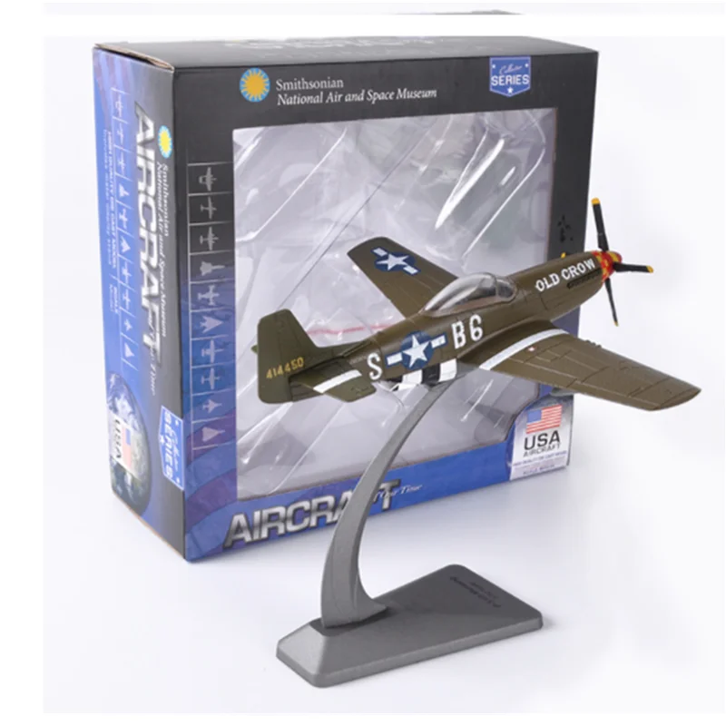 Коллекция 1: 72 весы американская армия США P-51D истребитель литой под давлением сплава модель самолета дисплей для детей и взрослых
