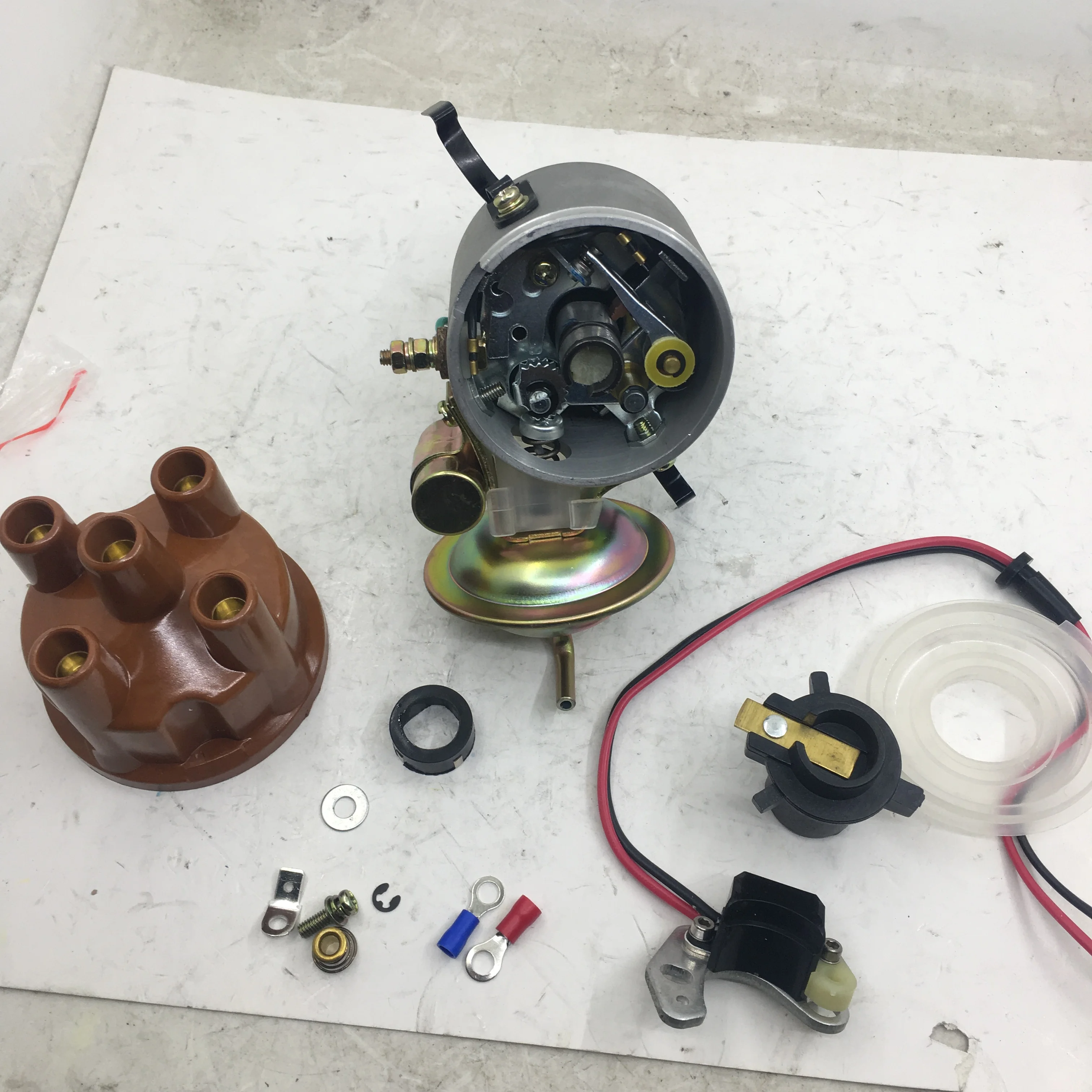 SherryBerg Distributor for RENAULT R4 R8 R10 R12 R15 Ignition 0.7-1.3L 1961-1992 Complete Point Distributor + Eelectronic Kit