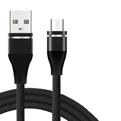 Black Type C Cable Кабель usb type C для samsung S10 S9 S8 для huawei P30 Pro Быстрая зарядка провода type-C Телефон зарядный провод данных USB C кабель устройств - Цвет: Black Type C Cable