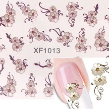 Modelones, 3 листа, наклейки для ногтей, цветы, бабочки, наклейки s для дизайна ногтей, переводные наклейки с водой, наклейки для маникюра