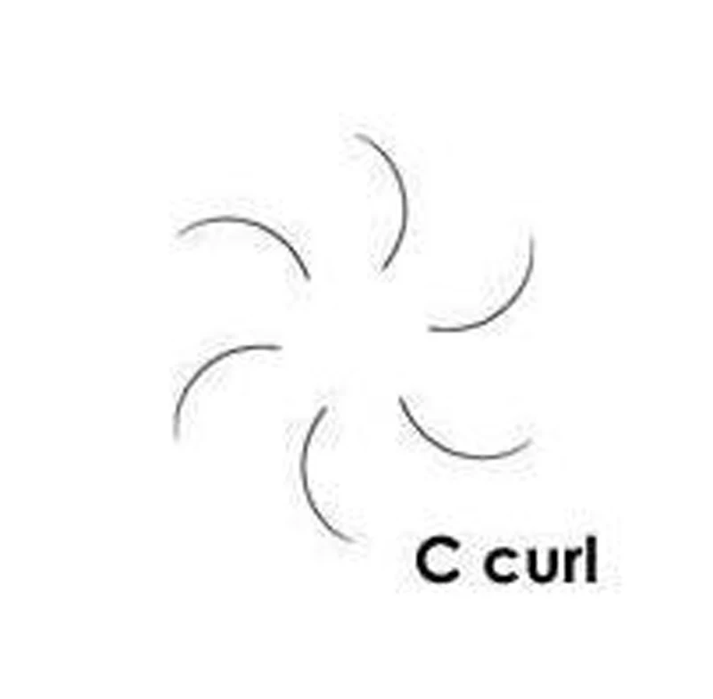 Объем ресниц C Curl Silk Индивидуальные ресницы среднего размера 0 15/0 20/0 25 мм толщина