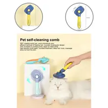 

Convenient Pet Comb Multifunctional Easy to Grip Pet Cat Hair Cleaning Massage Comb Grooming Comb Cat Hair Brush
