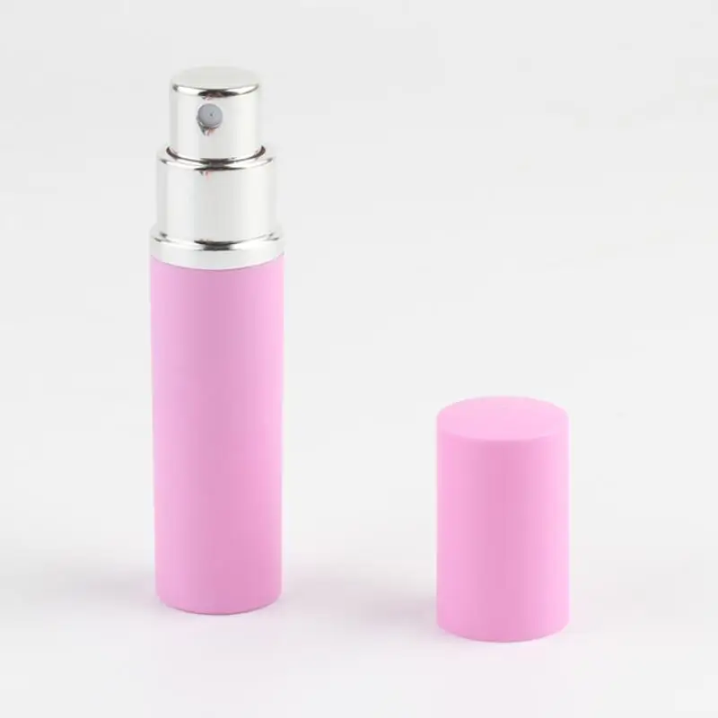 5ml Empty perfume bottle Aluminium Anodized Compact Perfume Atomiser Fragrance glass scent-bottle LX1029