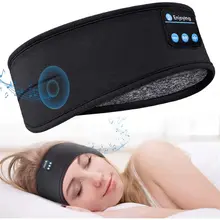 Headphones Eye-Mask Side-Sleeper Comfortable Elastic Wireless Thin Bluetooth Soft